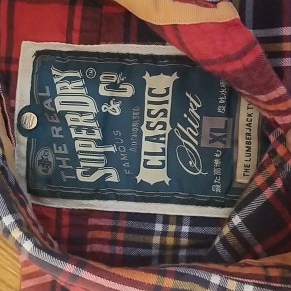 Superdry lumberjack twill shirt xl - Picture 3 of 8